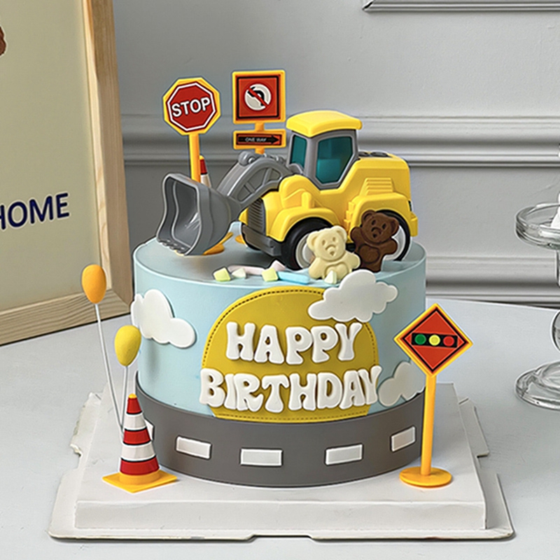建設ケーキトッパー 誕生日ケーキデコレーション ショベルタワ - Kids Outdoor Excavator のレビューと価格