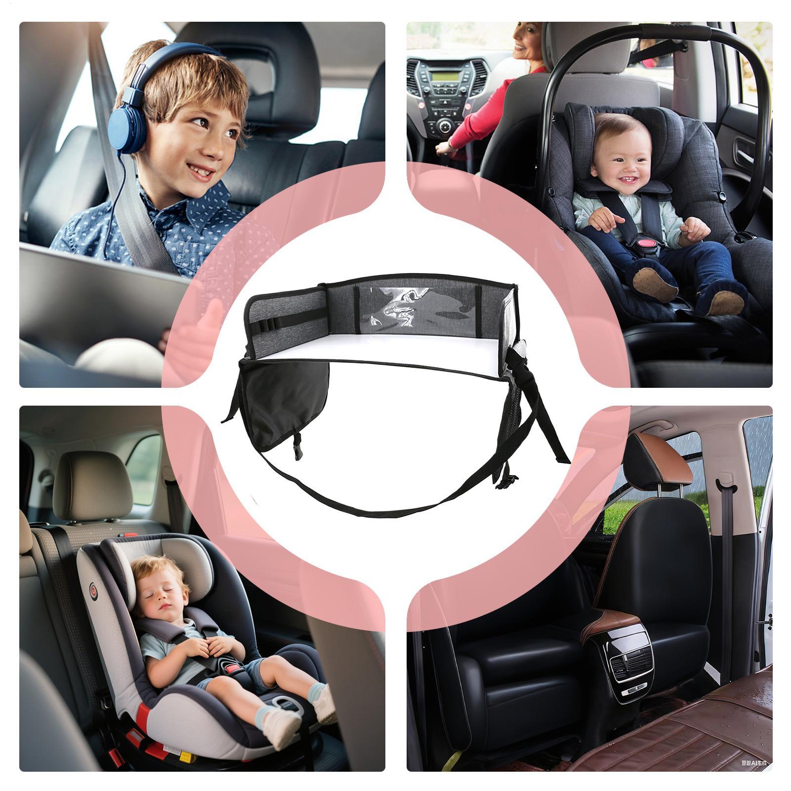 車用シートアクティビティトレイ、ポケット付き折りたたみ式オー - Outdoor Toys For Kids のレビューと価格