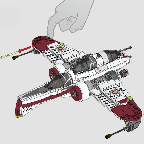 宇宙戦闘機モデルの組み立てブロックセット、レゴ粒子と互換性あ - Lego Set Technic のレビューと価格