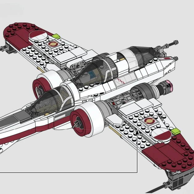 宇宙戦闘機モデルの組み立てブロックセット、レゴ粒子と互換性あ - Lego Set Technic のレビューと価格