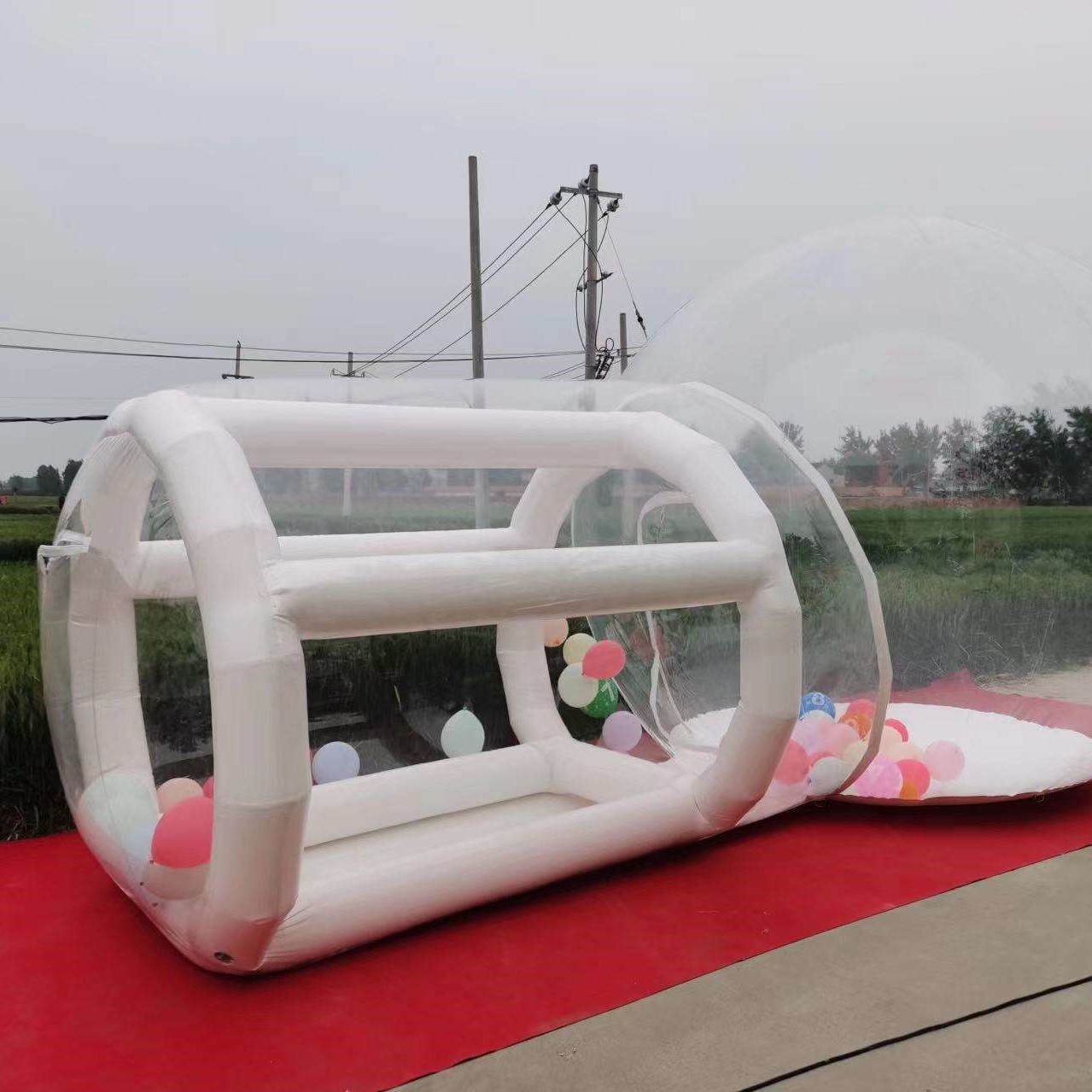 屋外用 白色 PVC製 インフレータブル ジャンプハウス キ - Kids Outdoor Jump House のレビューと価格