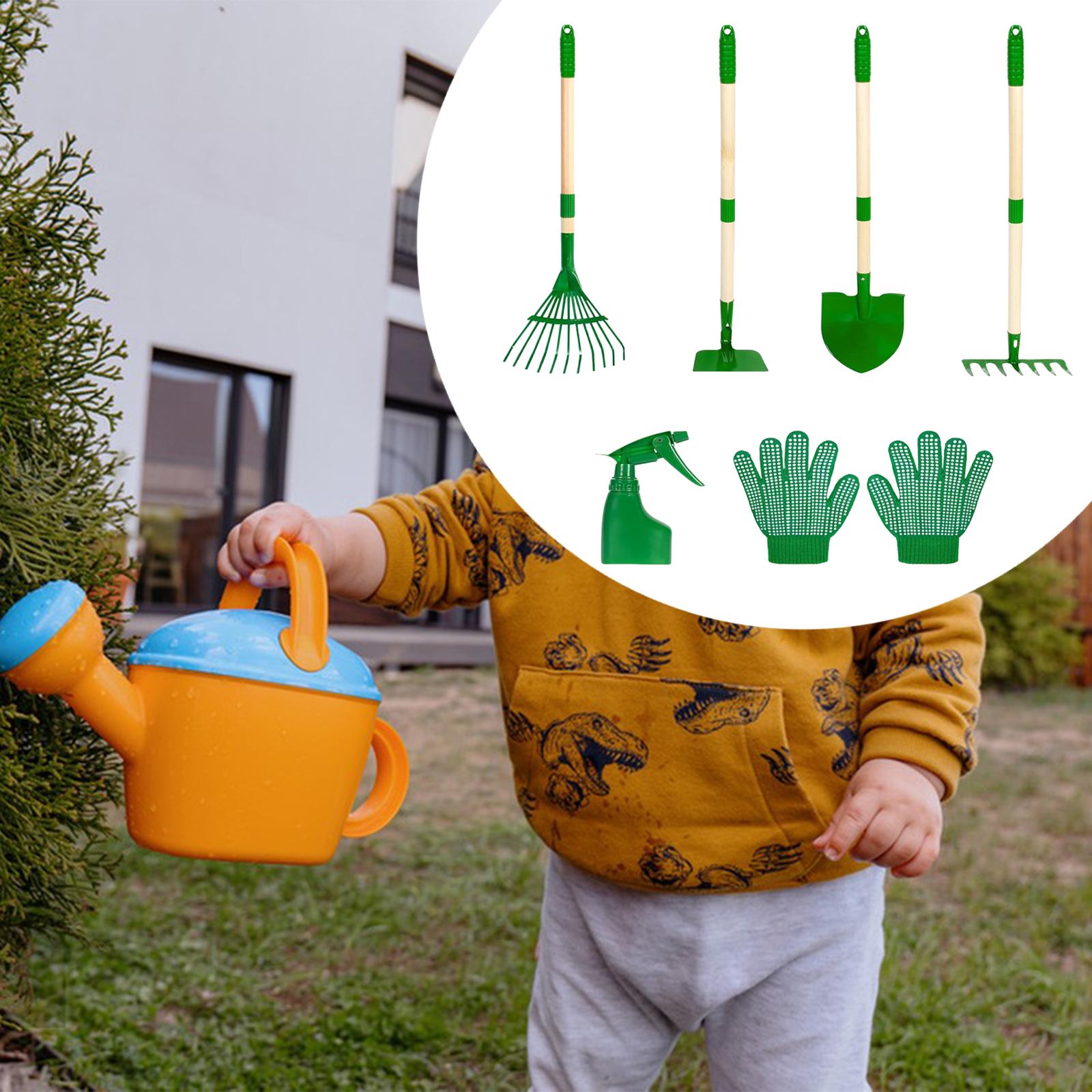 6x キッズガーデニングツールセット屋外掘削雑草おもちゃ誕生 - Kids Outdoor Garden Set のレビューと価格