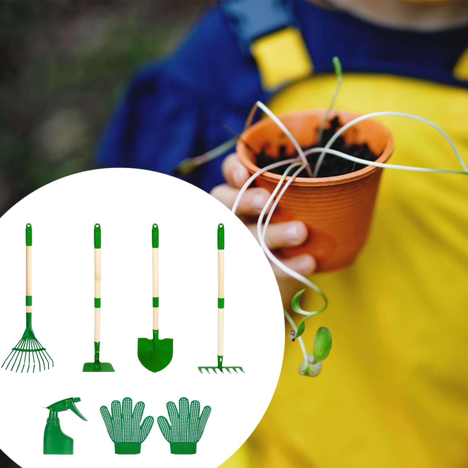 6x キッズガーデニングツールセット屋外掘削雑草おもちゃ誕生 - Kids Outdoor Garden Set のレビューと価格