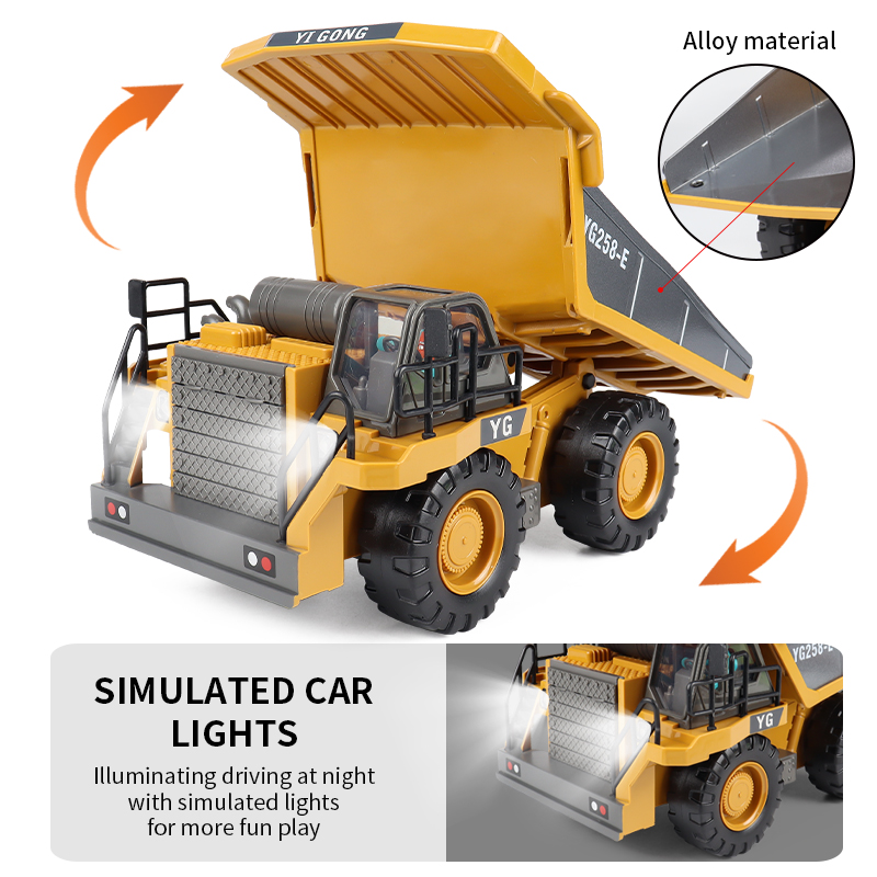 Zhwn-子供用リモートコントロール掘削機,リモートコントロ - Kids Outdoor Excavator のレビューと価格