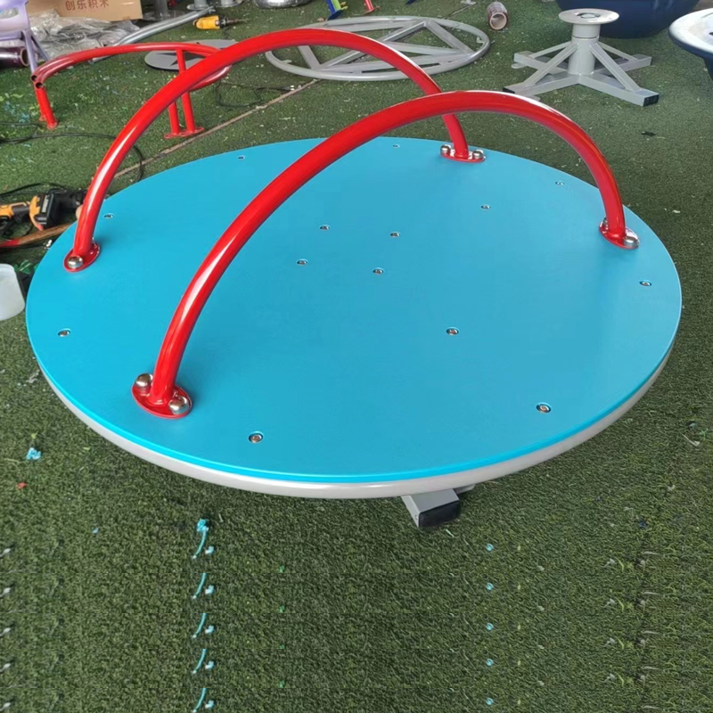 商業用屋外遊具回転椅子子供用メリーゴーランド回転遊具安全柵付 - Kids Outdoor Merry Go Round のレビューと価格