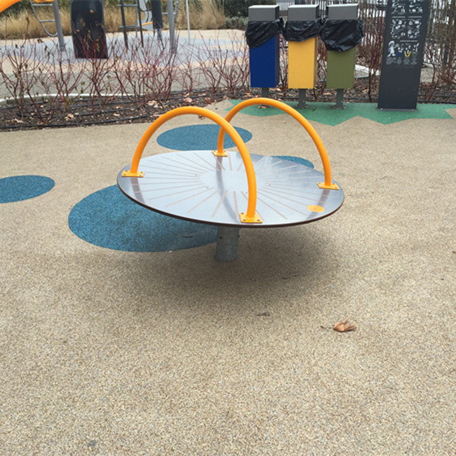 商業用屋外遊具回転椅子子供用メリーゴーランド回転遊具安全柵付 - Kids Outdoor Merry Go Round のレビューと価格