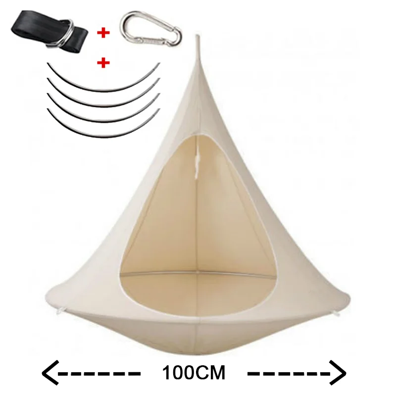 子供スイング屋外ガーデンキャンプハンモックツリーテント子供椅 - Kids Outdoor Hammock のレビューと価格