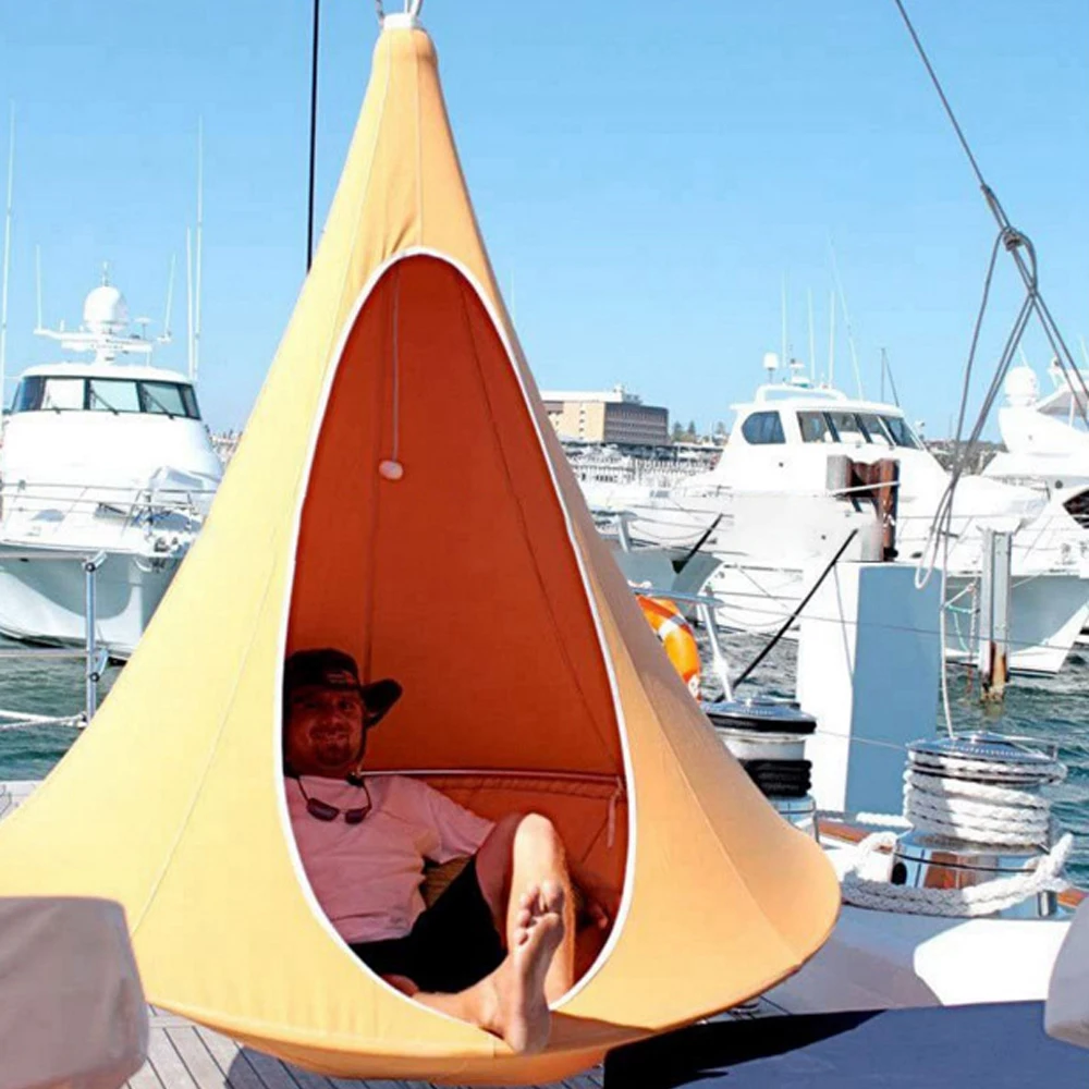子供スイング屋外ガーデンキャンプハンモックツリーテント子供椅 - Kids Outdoor Hammock のレビューと価格