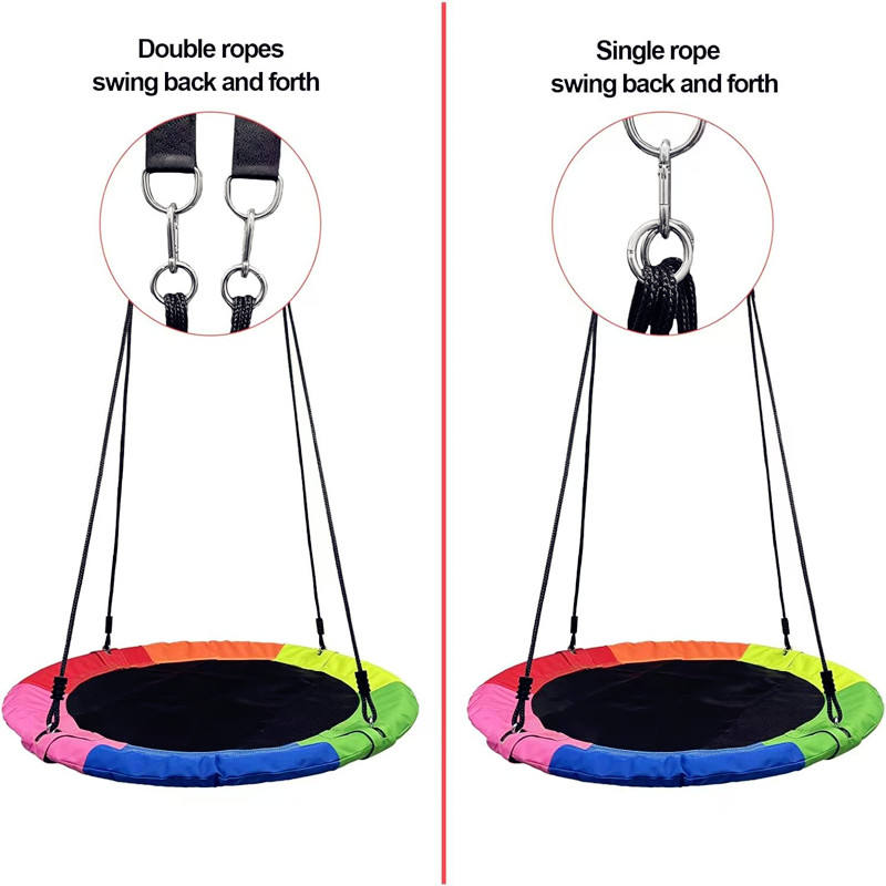 屋外ガーデンキッズベビースイング カラフルなネストハンモック - Kids Outdoor Hammock のレビューと価格