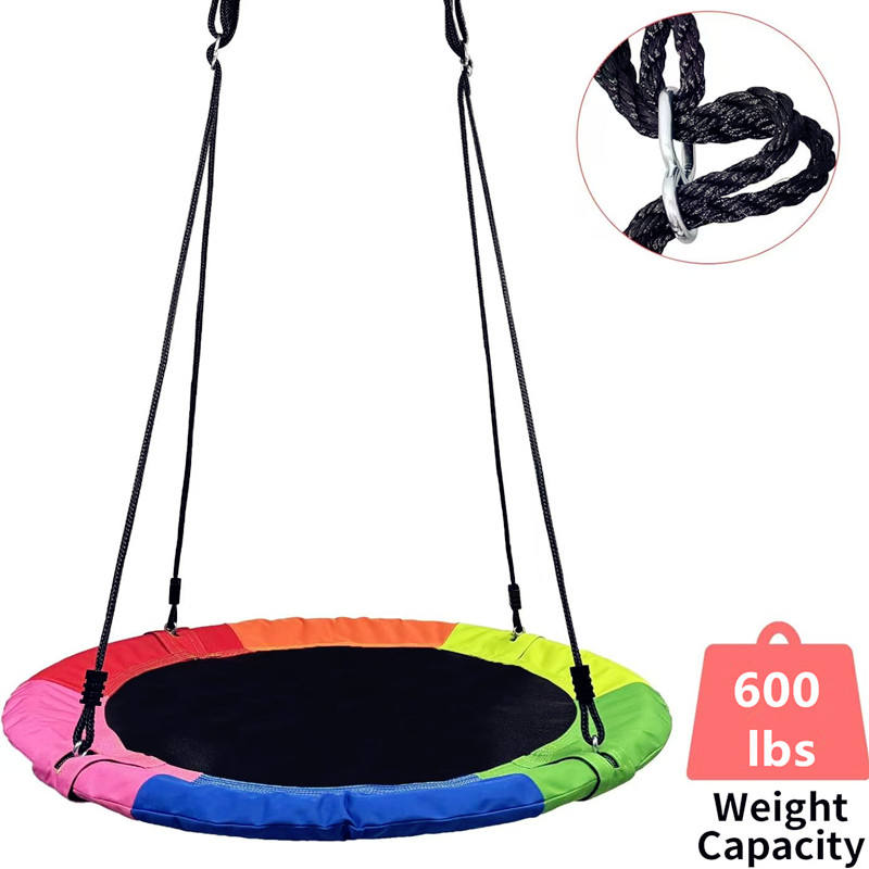 屋外ガーデンキッズベビースイング カラフルなネストハンモック - Kids Outdoor Hammock のレビューと価格