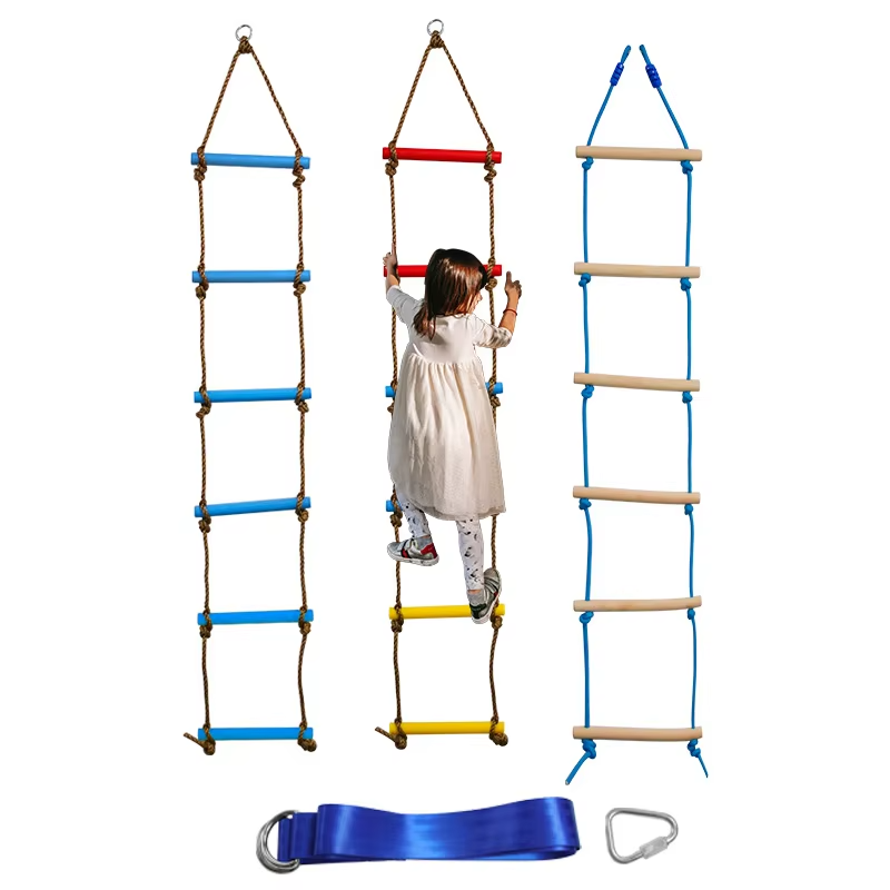 6.6フィートの子供用クライミングラダー、屋内プレイセット、 - Kids Outdoor Ladder のレビューと価格