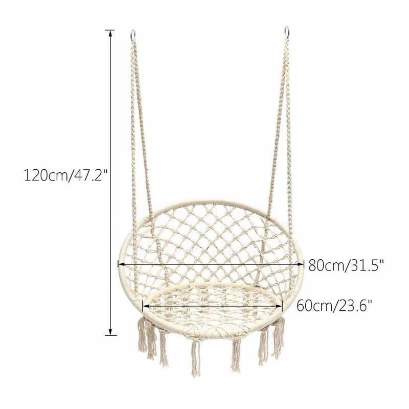 2025 北欧ガーデン手作りニットラウンドハンモック屋外屋内 - Kids Outdoor Hammock のレビューと価格